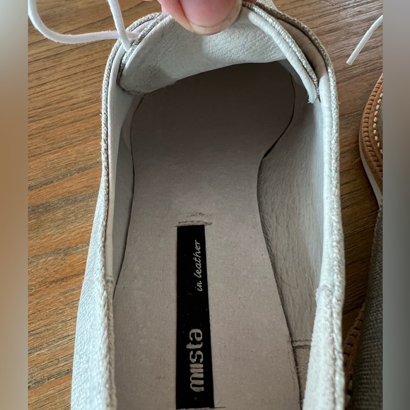 Miista Silver Metallic Oxford Shoes - Picture 9 of 9